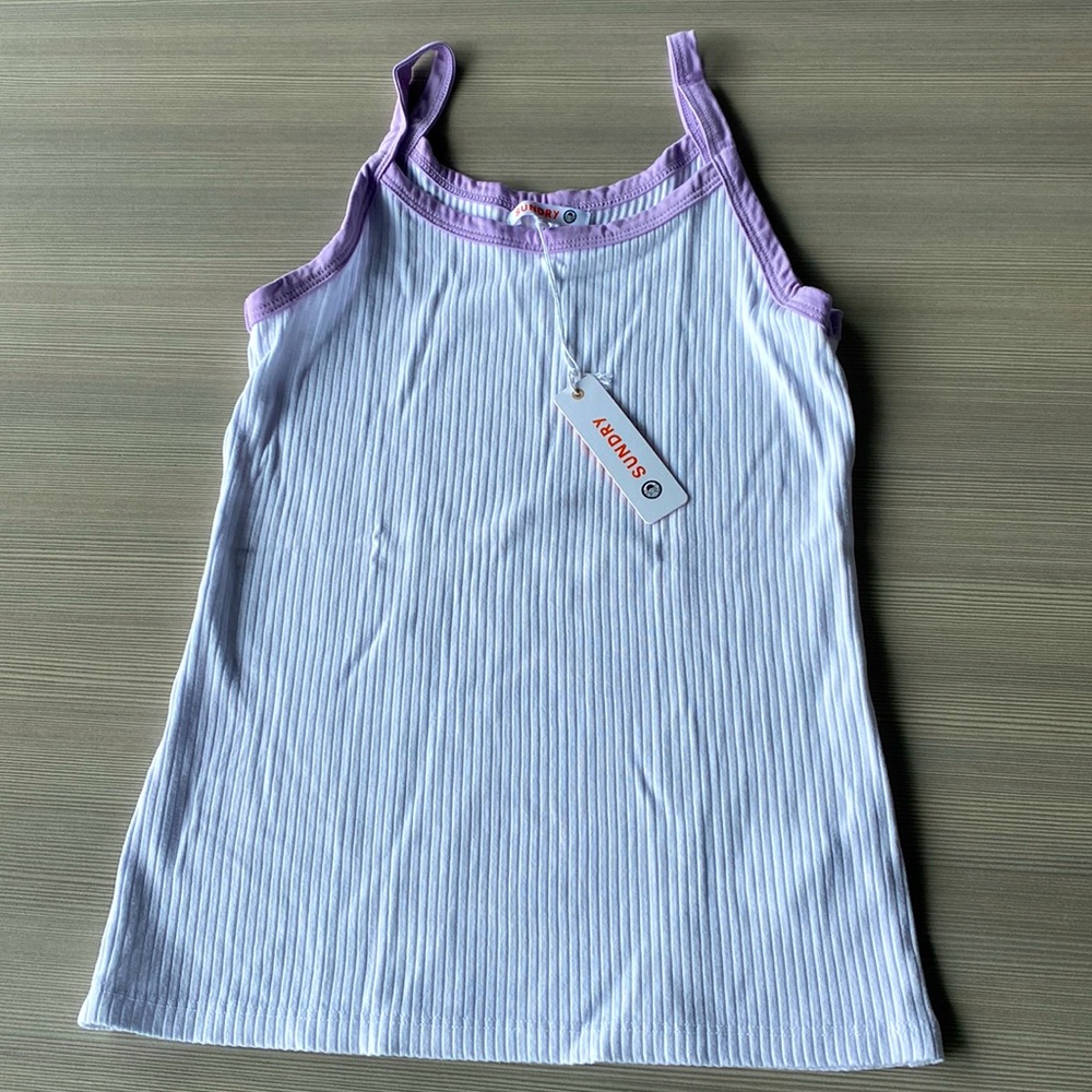 NWT, sundry color block tank, size 2(medium)